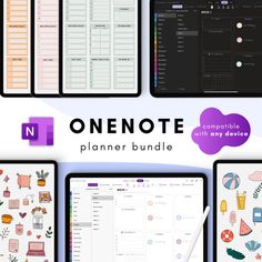 one note planner bundle with any device