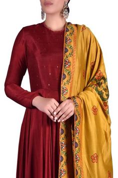 Shop for Nautanky Red Anarkali Kurta With Floral Work Dupatta for Women Online at Aza Fashions Floor-length Dupatta With Embroidered Border, Fitted Floor-length Dupatta With Embroidered Border, Designer Red Churidar With Embroidered Border, Designer Fitted Anarkali Set With Embroidered Border, Silk Anarkali Set With Embroidered Border, Fitted Anarkali Set With Embroidered Border, Festive Floor-length Anarkali Set With Embroidered Border, Floor-length Embroidered Border Dupatta For Festivals, Fitted Floor-length Anarkali Set With Embroidered Border