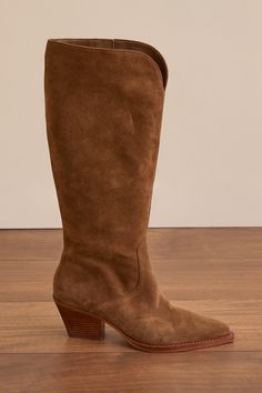 This piece is the minimalist meets western fall boot of your dreams. Knee-high and understated, she is a wardrobe staple bound to be a go-to for seasons to come. White Dress Skirt, For Seasons, Chenille Sweater, The Minimalist, Boots Fall, Fall Shoes, Mini Dress Shop, Altar'd State, Shop Maxi Dresses