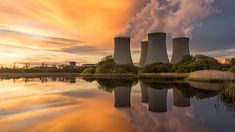 Nuclear Power Station by vlastas Nuclear power plant by sunset in the landscape with small lake. Timelapse video. Radioactive Wallpaper, Nuclear Engineering, Joker Videos, Thermal Power Plant, Nuclear Power Station, Plant Activities, Timelapse Video, Nuclear Plant, Hydroelectric Power