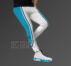 Elevate your sneaker game with the ultimate addition to your Jordan outfits - our joggers to match the Jordan 9 Powder Blue for men! 💯💪 These joggers are crafted from a soft and cozy cotton blend, designed to keep you comfortable no matter where your day takes you. The brushed fleece fabric inside adds an extra layer of warmth, making these joggers ideal for workouts or lazy days on the couch. With a slim fit, cuffed legs, and practical pockets, these joggers are a perfect match for your fresh Bred 4, Blue For Men, Sneaker Outfits, Blue Game, Jordan 9, Jordan Outfits, Fresh Sneakers, Sneaker Match Tees, Shoe Display