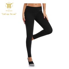 WingsLove 7 Color Women's High Elastic Fitness Sport Pants Slim Running Tights Sportswear Sports Pants Trousers Fitness Sport, Sports Pants, Running Tights, Slim Pants, Sport Pants, Pants Trousers, Sport Fitness, Top Brands