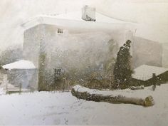 Page size-13" wide x 10" high Print Name- First Snow  image size: 10.5"  x 6.5" Andrew Wyeth 1917-2009 In excellent condition, may have very slight edge wear Back contains text or pictures Andrew Wyeth's favorite subjects were the land where he lived and the people around him This print is not copied or scanned You are receiving the original book page  Printed in 1976 No returns or exchanges  Thank you for shopping RaesVintage! See my shop for more prints and vintage items. KAW76 WC18 p143 Andrew Wyeth Watercolor, Andrew Wyeth Paintings, Andrew Wyeth Art, Jamie Wyeth, Nc Wyeth, Lucian Freud, Winter Landscape Painting, Pierre Bonnard, Alberto Giacometti