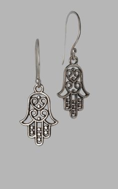 ✥ Hamsa Hand Silver Earring ✥ ➜ Material: 925 Sterling Silver ➜ Finishing: High Polish, Oxidized  ➜ Weight: 2,3 g ➜ Length : 17 mm (without hook) ➜ Nickel-free, Lead-free, Cadmium-free, Hypoallergenic The package is shipped from Hungary. Shipping is included in the price. Shipping within EU takes 4-8 working days. Overseas shipping is 8-12 days. Symbolic Silver Earrings With Ear Wire, Symbolic Nickel-free Teardrop Jewelry, Symbolic Silver Pierced Earrings, Symbolic Pierced Dangle Jewelry, Symbolic Dangle Jewelry With Ear Wire, Symbolic Silver Drop Earrings, Symbolic Silver Dangle Jewelry, Silver Symbolic Drop Earrings, Symbolic Teardrop Jewelry With Matching Earrings