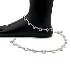 Name of product: 925 Sterling Silver Light Weight Anklet / Silver Payal Weight: 40.1 grams. Length: 28.1 centimeter  FREE EXPRESSS SHIPPING  -----Feedback::- A satisfied customer is our top priority and your feedback forms the backbone of our success. Don't forget to give positive feedback along with good ratings. Thank You Silver Anklet As A Gift, Silver Sterling Silver Toe Ring Anklet, Sterling Silver Toe Ring Anklet, Payal Silver, Silver Payal, Anklet Silver, Silver Anklet, Sterling Silver Anklet, Silver Lights