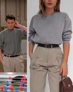 Chandler Bing Outfits, Friends Outfits 90s, Look 80s, 15 Outfits, 90’s Outfits, Spiritual Fashion, 90s Inspired Outfits, Tv Show Outfits, Outfit 90s