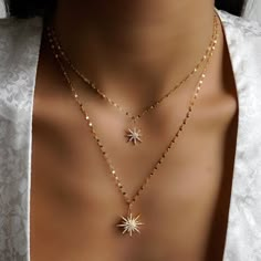 Channel your inner sun child in this mini supernova pendant. Inspired by the galaxy, it has been made from 14ct yellow gold and delicately pavéed with crystalline zirconia. Perfect when teamed with its older sister the maxi supernova pendant, on the beluga infinity chain.  Diameter: 1.5cm  This is a Gold Star Jewelry With Sparkling Stones, Gold Star-shaped Jewelry With Sparkling Stones, Gold Sparkling Star Jewelry, Gold Star-shaped Sparkling Jewelry, Sparkling Gold Star-shaped Jewelry, Dazzling Gold Starburst Jewelry, Hair Braid, Eyes Model, A Necklace