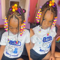 Lil Girl Braid Styles, Kids Style Hair, Black Kids Braids Hairstyles