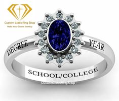 Custom Class Ring for woman Personalized class ring, high shool ring, class year ring, graduation gift,Graduation Ring semi-fine jewelry ✥ 𝐌𝐚𝐢𝐧 𝐒𝐭𝐨𝐧𝐞 𝐃𝐞𝐭𝐚𝐢𝐥𝐬 ↣ Shape: Ovel shape cut ↣ Making Process: Handmade - Crafted by our experienced team ✥ 𝐑𝐢𝐧𝐠 𝐃𝐞𝐭𝐚𝐢𝐥𝐬 ↣ Metal Purity: Solid Gold (10KT, 14KT, 18KT); Silver (925 Sterling, 935 Argentium), 950 Platinum ↣ Metal Tone: Yellow, White, Rose ↣ Stamp/Hallmark: Yes ❃ 𝐒𝐩𝐞𝐜𝐢𝐚𝐥𝐭𝐲 𝐚𝐧𝐝 𝐍𝐨𝐭𝐞𝐬 ↣ Customized Designer Jewelry. ↣ Updating every step of your ordered jewelry. ↣ All listed jewelry in our stores is made to order. ↣ Make jewelry and stone when order placed as all are handmade customization items, so we didn't have in stock. ↣ Listed items images are taken in 12US ring size CAD. ↣ If you order it, we ca Graduation Rings College, Custom Class Rings, Year Ring, Class Rings College, Graduation Ring, College Rings, Graduation Rings, Gift Graduation, Argentium Silver