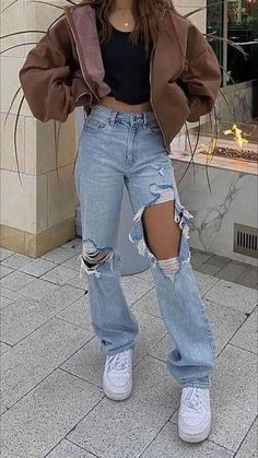 Teenage Outfits, Hijabi Aesthetic, Foto Tips, Tomboy Style Outfits, Causual Outfits, Swaggy Outfits, Tomboy Fashion, Fashion Streetwear, Cute Simple Outfits