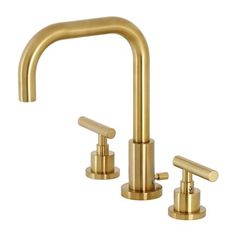 an image of two faucets with gold handles