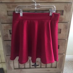 Size small red skirt Adorable red skirt that's flows nicely. Never worn. Size small Imagination Skirts Mini Red Skirt, Red Skirts, Skirts Mini, Skirt, Fashion Design, Red, Women Shopping, Fashion Tips, Fashion Trends