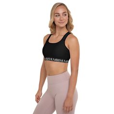 Soft moisture-wicking padded sports bra, made with extra materials in shoulder straps, and removable padding for maximum support.Perfect for low to medium intensity workouts Color Match - Perfect for all, looks especially great on skin tone types II-VI Find Your Tone • 82% polyester, 18% spandex• Fabric weight: 6.78 oz/yd² (230 g/m²), weight may vary by 5%• Sports mesh lining: 92% polyester, 8% spandex• Padding: 100% polyurethane perforated foam and 100% polyester moisture-wicking fabric• Padded Hair Socks, Swim Sets, Padded Sports Bra, Activewear Sets, Loungewear Sets, Intense Workout, Casual Sets, Sports Bras, Hat Hairstyles