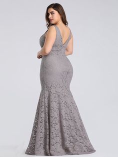 Elegant Deep V-neck Lace Mermaid Plus Size Evening Gown – insbyr V-neck Mermaid Prom Dress, Elegant Summer Mermaid Dress For Gala, Elegant Summer Gala Mermaid Dress, Spring Formal Fitted Mermaid Dress, Elegant Mermaid Dress With Mermaid Hem For Spring, Elegant Spring Mermaid Dress, Spring Formal Floor-length Mermaid Dress, Floor-length Mermaid Dress For Spring Prom, Spring Prom Mermaid Dress, Floor-length