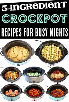 crockpot recipes for busy nights