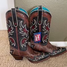 Nwt Tony Lama Women’s Western/Cowboy Boots Size 7 1/2. Bought These On A Trip To Texas Never Got A Chance To Wear Them! Beautiful Boot! As A Posh Ambassador, I Take Care And Attempt To List Products Accurately. However, Sometimes Colors May Vary Due To Lighting, And Different Computer Screens. I Am Always Willing To Answer Questions About Products Such As Sizing, Color, Condition, Etc. If You Have Any Questions Or Concerns, Please Don’t Hesitate To Ask Me. I’m Here To Help You In Any Way I Can. Western Boots With Concho And Round Toe, Concho Western Boots With Round Toe, Southwestern Snip Toe Boots For Western-themed Events, Round Toe Boots With Concho For Western-themed Events, Western-themed Round Toe Boots With Concho, Western Leather Boots With Concho, Concho Boots With Round Toe For Western-themed Events, Brown Concho Boots For Rodeo, Western Style Brown Moto Boots With Round Toe