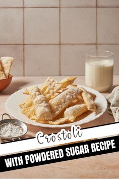 #Crostoli #ItalianTreats #PowderedSugar Crostoli Recipe, Italian Sweets, Pasta Machine, Sugar Sprinkles, No Sugar Foods, Italian Desserts, Northern Italy, Queenstown, Vanilla Flavoring