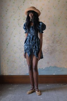 The Indigo Girl Mini Romantics Dress Meghrbi Dresses, Dress To Kill Jane Mohr, Purple Selkie Dress, Selkie Puff Top, Selkie Puff Mini Dress, Selkie Spring 2024, Selkie Cloud Puff Dress, Silk Dressing Gown, Corset Skirt