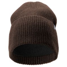 * Made from recycled wool
 * Waterproof and windproof
 * Soft recycled cotton lining Brown Outdoor Hats With Fleece Lining, Windproof Beanie For Cold Weather, Windproof Beanie For Cold Weather, One Size Fits Most, Brown Windproof Beanie Hat, Warm Brown Hats For Outdoor, Warm Brown Hat For Outdoor, Adjustable Windproof Beanie For Cold Weather, Outdoor Beanie With Fleece Lining, Wool Beanie For Outdoor Use