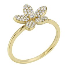 14K Yellow Gold 0.25ct Diamond Ring Yellow Gold Diamond Flower Ring With Round Cut, Yellow Gold Flower Ring With Single Diamond, Mastercard Logo, Country Rings, True Self, Shopping Spree, Watch Sale, Types Of Rings, Diamond Gemstone