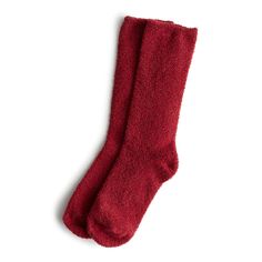 Step into ultimate comfort and warmth with our Fleece Socks. Designed to keep your feet cozy and snug, these plush socks offer the perfect blend of comfort, style and functionality, making them the ideal choice for lounging at home, staying warm during cold winter nights, or simply adding a layer of plush comfort to your everyday footwear. Vera Bradley Fleece Socks in Red Cozy Warm Solid Color Socks, Super Soft Cozy Solid Socks, Cozy Super Soft Solid Color Socks, Cozy Solid Color Super Soft Socks, Soft Snug-fit Socks For Indoor Use, Soft Snug Socks For Indoor Use, Comfortable Warm Red Socks, Cozy Red Socks For Fall, Fleece Socks