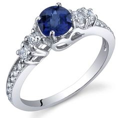 Peora.com - Blue Sapphire Ring Sterling Silver Round Shape 0.75 Carats SR9914, $24.99 (http://www.peora.com/blue-sapphire-ring-sterling-silver-round-shape-0-75-carats-sr9914) Navy Blue Ring, Navy Rings, Swiss Blue Topaz Ring, Fashion Rings Silver, London Blue Topaz Ring, Sterling Silver Engagement Rings, Silver Engagement Rings, Blue Sapphire Rings, Garnet Rings