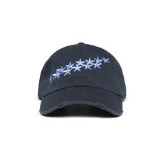 When you have nothing to do, the best thing you can do, is leave it down to luck. There comes a time where things do not depend on us, fate must decide our destiny. Navy cotton cap. Ripped effect details on the front. Stars Logo embroidered on the front. Cold Culture logo embroidered on the back. Easily adjusts to fit all sizes with an adjustable strap and metal buckle. 2003 Aesthetic, Culture Logo, Y2k Outfits Street Styles, Stars Logo, Streetwear Hats, Cold Culture, Film Crew, Best Caps, Oversize Tee