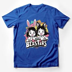 Cute Beastars Anime T-Shirt, Haru and Legoshi Graphic Tee, Manga Fan Gift, Unisex Casual Shirt Male T-Shirt Custom graphic T-Shirt.Customize your color Fun Character Print T-shirt For Fan Conventions, Fun Anime Print Crew Neck T-shirt, Cotton Fandom Shirt With Cartoon Print, Blue Anime Print Tops For Fan Merchandise, Character Print Cotton T-shirt For Fans, Cotton T-shirt With Character Print For Fans, Blue Cotton Tops For Fan Conventions, Fandom Cotton T-shirt With Short Sleeves, Fandom Short Sleeve Cotton T-shirt