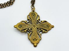 "Kalevala Koru cross pendant necklace -12.  Pendant size 5.5 x 5.5 cm (2.17\"x 2.17\") Chain length: 60 cm (approx. 23.5\") Very good vintage condition. Comes in a small cardboard box like in the last photo making this a great gift! Kalevala Koru was established in 1937 and it is the most beloved jewelry company in Finland. Kalevala jewelry has always been hand-made in Finland by skilled artisans. The designs are inspired by Finnish folklore and ancient artifacts. Check out the other jewelry I have for sale: https://www.etsy.com/shop/IamMiaFinland?section_id=28315483 SHIPPING - I ship worldwide via DHL global mail.  - Please allow 1 to 4 weeks for the package to arrive if you live overseas. - Europe 2 - 10 business days. - DHL Express delivery service available for purchase 100% SATISFACTI Kalevala Jewelry, Beloved Jewelry, Celtic Cross Necklace, Marimekko Fabric, Celtic Cross, Ancient Artifacts, Timeless Accessories, Nordic Design, Cross Pendant Necklace