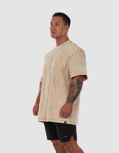 Stand out with our sleek oversized t-shirts, crafted from durable, 100% pre-shrunk cotton. Its acid-washed finish adds a vintage flair, while the roomy fit offers ultimate comfort and freedom of movement. A perfect fusion of style and functionality, this muscle shirt is a must-have for those who value both aesthetics and practicality. Model: Kyle's wearing Dark Grey. His chest is 48.5 inches, and his height is 5'9 he wears 2XL. Why our customers love these men's shirts? 100% premium cotton (won' Pre-washed Relaxed Fit T-shirt For Streetwear, Casual Pre-washed T-shirt For Streetwear, Oversized Stonewashed Cotton Tops, Casual Washed Boxy Fit T-shirt, Distressed Relaxed Fit T-shirt, Oversized Acid Wash Urban T-shirt, Relaxed Fit Acid Wash Tops, Acid Wash Soft-washed Tops For Streetwear, Oversized Acid Wash T-shirt For Everyday