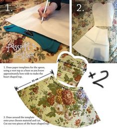 the instructions for how to make a skirt