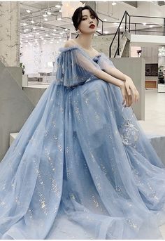 Little blue party dress, fairy evening, tulle bridesmaid dressMaterial:tulleColor:as picture or custom madeNeckline:o-neckBack details:bandageStyle:elegantFeatures:sparkly&ltp&gtThis dress could be custom made, there are no extra cost to do custom size and color.</p>&ltbr/>&ltp&gt1, If the color is customized, please note the color & card number.</p>&ltbr/>&ltp&gt2,You can choose standard size or custom size . If dress is custom made, we need Tulle Ball Gown For Homecoming, Homecoming Tulle Ball Gown, Light Blue Tulle Dress For Banquet, Tulle Evening Dress For Prom Season Banquet, Tulle Evening Dress For Prom Banquet, Princess Style Organza Ball Gown For Banquet, Princess Organza Ball Gown For Banquet, Blue Tulle Prom Evening Dress, Blue Tulle Ball Gown For Prom