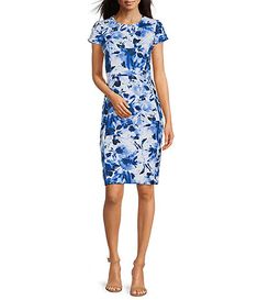 calvin klein sheath dress: Women's Dresses | Dillard's Watercolor Floral Print, Tulip Sleeve, Color Swatch, Stretch Dress, Dillard's, Watercolor Floral, Formal Gowns, Workwear Dress, Special Occasion Dresses