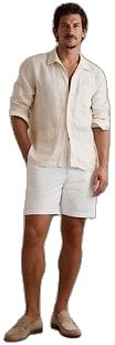 Classic Linen Bermuda Shorts For Summer, Classic Relaxed Fit Bermuda Shorts For Summer, Classic Bermuda Shorts With Short Inseam For Summer, Classic Bermuda Shorts With Built-in Shorts For Summer, Classic Relaxed Fit Shorts For Summer, Classic White Shorts For Daywear, Casual Bermuda Shorts For Summer Daywear, Classic White Bermuda Shorts For Summer, Casual Bermuda Shorts With Welt Pockets For Summer