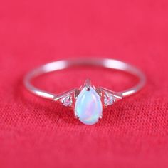 ⚫ This ring made with natural pave diamond & opal in solid 14k rose gold,⚫ Solid 14k Gold Pave Diamond Opal Ring Handmade Pure Gold Jewelry.⚫ Diamond Ring, Opal Ring, Engagement Ring, Wedding Bands, Gold Ring, Gemstone Ring⚫ Special customize for Anniversary, Birthday Gift, Valentine, Mother's Day Christmas. ⚫ Item Details:Gross Weight :- 1.03 Grams14k Rose Gold Weight :- 0.96 GramsDiamond Weight :- 0.03 CaratsOpal Weight:- 0.30 CaratsRing Size 7 ( can be customized)Item SKU: YTR-2146⚫ SIZIN Opal Ring Engagement, Pure Gold Jewellery, Ring Opal, Gift Valentine, Valentines Day Gifts For Her, Jewelry Rings Diamond, Jewelry Diamond, Delicate Rings, Opal Ring