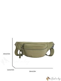 BirdinBag - Stylish and Versatile Waist Bag/Chest Bag for Casual Fashion Bum Bag, Waist Bags, Green Pattern, Save The Planet, Chest Bag, Waist Bag, Casual Fashion, Bag Lady, Green