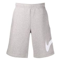 Nike Logo Drawstring Athleisure Casual Sports Shorts Gray BV2721-063 (Men's) Nike Sportswear Shorts For Sports, Nike Athleisure Shorts, Cotton Sports Bottoms, Sporty Loungewear Bottoms With Logo Waistband, Nike Gray Athletic Shorts For Athleisure, Nike Sporty Athletic Fit Bottoms, Nike Gray Athleisure Athletic Shorts, Nike Relaxed Fit Leisure Activewear, Sporty Athletic Shorts With Drawstring