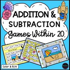 addition and subtraction games within 20