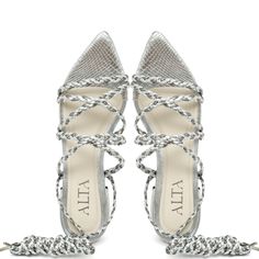 Alta Shoes Material: CueroHecho en Colombia Silver Sandals, Sandals, Silver