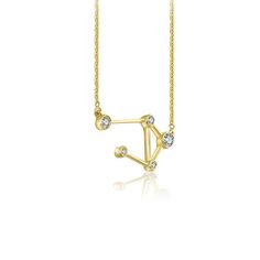 18K Gold Libra Constellation Diamond Necklace Yellow Gold Izakov Diamonds + Fine Jewelry Libra Constellation, Pre Black Friday, Timeless Accessories, Sparkle Diamonds, Chain Lengths, Constellations, To My Daughter, Diamond Necklace, 18k Gold