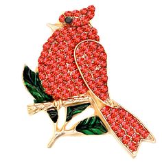 PRICES MAY VARY. This Cardinal-shaped brooch is suitable for all kinds of people who love Cardinals. The brooch pin is made of durable metal alloy, bright enamel and high quality rhinestones, is exquisite and catching people's eyes. The back of the brooch is equipped with a safety pin, which is easy to wear and not easy to fall. You can wear it on clothing, cap, hat, bags, scarves,and so on. A nice gift for teens, women and men on Birthday, Anniversary, Party, Celebration and other festivals. Red Enamel Brooch Pin For Gift, Red Enamel Brooch For Gift, Red Enamel Brooch Gift, Red Enamel Brooches As Gift, Red Enamel Brooches For Gift, Red Enamel Pins For Gifts, Red Enamel Pin As Gift, Red Enamel Pin For Gift, Red Enamel Pin Gift