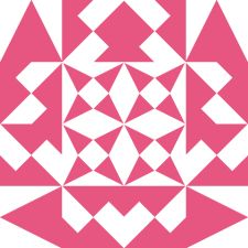 a pink and white geometric design on a white background