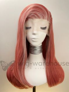 Synthetic  Long Lace  Wig - Balayage - Peach Dust Density 180% You want an affordable way to change your look in an instant? Our synthetic hair wigs are your best option. Synthetic wigs help you access a wide variety of exciting colours and styles without damaging or straining your natural hair or breaking the bank. These synthetic hair wigs are made from premium quality material designed to look and feel just as lustrous and bouncy as your natural hair. With proper maintenance, our synthetic wi Long Lace Wig, Hair Sprays, Synthetic Wig, Lace Wig, Material Design, Synthetic Wigs, Hair Wigs, Synthetic Hair, Lace Wigs