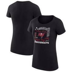 a women's black t - shirt with the tampa cardinals on it