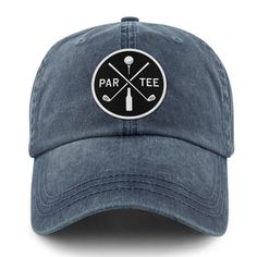 Par-Tee Time Washed Dad Hat Attention golf lovers! Our "Washed Dad Hat" is perfect for your next tee time or a few brews after a round. But this hat isn't just for Dad's out there. This beauty can be worn by anyone who wants to protect their head out on the course from the sun's rays. Features a custom printed leatherette patch on the front of a pigment-dyed relaxed hat that's been washed for a worn out look and feel. Also comes with an adjustable self fabric strap so it can fit just about every Casual Golf Trucker Hat With Curved Brim, Casual Trucker Hat With Curved Brim For Golf, Casual Curved Brim Trucker Hat For Golf, Casual Dad Hat With Curved Brim For Golf, Casual Cotton Baseball Cap For Golf, Cotton Golf Cap, Relaxed Hat, England Fans, England Football