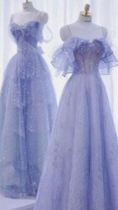 Fairy Godmother Dress Inspired Outfits, Wedding Dresses Violet, Fairy Tale Dresses Gowns, Fairy Themed Prom Dress, Princess Dresses Casual, Butterfly Themed Prom Dress, Snow White Prom Dress, Shin Length Dresses, Soft Prom Dress