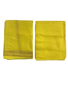 Silk Dhoti & Shawl Set. SKU: 644106 Soft art silk fabric Comes with dhoti & shawl Yellow Set With Unstitched Blouse For Puja, Yellow Sets With Unstitched Blouse For Puja, Art Silk Fabric For Puja During Diwali, Yellow Silk Churidar With Traditional Drape, Traditional Drape Tussar Silk Sets For Eid, Yellow Semi-stitched Sets For Puja, Eid Tussar Silk Sets Traditional Drape, Unstitched Yellow Sets For Puja, Unstitched Blouse Salwar Kameez For Diwali Puja