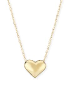 Classic puffed polished heart necklace that will last a lifetime. Crafted in 14k yellow gold Puffed Heart Necklace, Heart Shape Necklace, Leopard Print Fashion, Heart Shaped Necklace, Puffed Heart, Heart Pendant Gold, Big Clothes, Gold Heart Necklace, Yellow Gold Setting