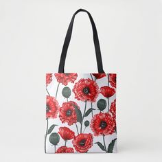 This modern floral design features a pattern of red poppies.
#poppies #floral #botanical #pattern #country #flower #blossom #bloom #modern #chic #stylish #elegant #girly #feminine #giftsforher #forher #anzac #anzacday #poppy #tote #bags #totebags #accessories #elegant #stylish #style #trendy #chic Red Poppy Flower, Modern Floral Design, Black Poppy, Floral Tote Bag, Tote Bag Size, Country Floral, Red Poppy, Tote Pattern, Perfect Tote Bag