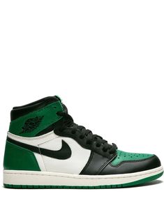 Jordan Air Jordan 1 Retro High OG Pine Green - Farfetch Green Basketball Shoes With Boost Midsole For Streetwear, Green Basketball Shoes For Streetwear, Green Basketball Shoes With Rubber Sole For Streetwear, Green Low-top Basketball Shoes With Gum Sole, Green Jordan Shoes With Rubber Sole For Sports, Low-top Green Basketball Shoes With Gum Sole, Green High-top Basketball Shoes For Streetwear, Green High-top Sneakers With Gum Sole For Streetwear, Green High-top Custom Sneakers For Streetwear